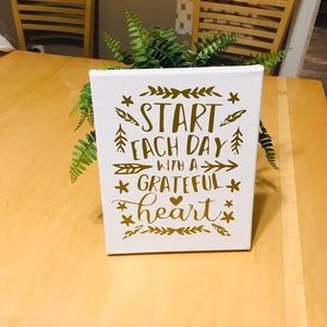 Color in motivational Art canvas